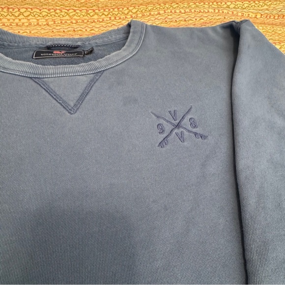 Vineyard Vines Sweatshirt Mens Blue Surf Coastal Golf Southern Size 2XL - Picture 9 of 13